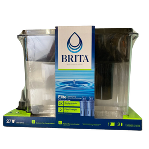 Brita Soho 6-Cup Black Water Filter Pitcher with Elite Filter, Reduces Lead