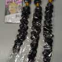 Bundles Human Hair Water Wave Bundles Wet and Wavy Bundle 16 18 20 inch #1B Human Hair Bundle Natural Black Color