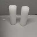 White Pillar Candles Bulk Set of 36Hurricane Candles3 Different Lengths 2 x 3/6/8 Inch (12 Each)Dripless Unscented SmokelessGives You a Better Atmosphere When Organizing an Event Party.