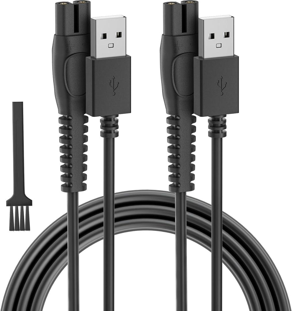 BENSN 5V Charger Cord Compatible with Philips Norelco Shaver Series 2000 3000 5000 7000 9000, 2400 3900 5400 5000X 7200 i9000 MG7910 MG5910 MG9510 MG9522 MG3919 MG7970 MG5970 BG5495 XP9402 HS9980 (Black)