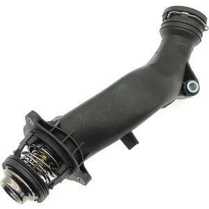 FORRIE Engine Coolant Thermostat with Housing Compatible with Mercedes Benz CL550 CL63 CLS63 GL450 ML550 S63 AMG S G63 GLS63 CLS550 E550 E63 GL550 GLE63 S550 SL550 E63 Replaces 2782000815