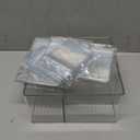 4 In 1 Acrylic Jewelry Organizers and Storage with 60 Portable Anti Tarnish Jewelry Bags, Clear Jewelry Box Organizer, Travel Jewelry Case for Earrings/Rings/Necklaces for Women Girls