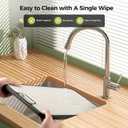 Titanium Cutting Board for Kitchen, Double Sided Chopping Board, 99.9% Pure Titanium & PP, Non-Porous, Odor Resistant, Safe for Raw & Cooked Food, Easy to Clean, Large 1510.3