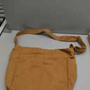 Small Tote Bags for Women Canvas Tote Bag with Zipper Satchel Crossbody Bag Work Travel Shoulder Handbags with Pockets (T03-brown)