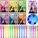 24 Pack Valentines Day Gifts for Kids Classroom Invisible Ink Pen with Valentines Cards, Valentines Party Favors for Kids School Spy Pen Magic Gifts Valentines Pens for Class Exchange Card Prizes