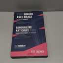 Fit Geno Hinged Knee Brace for Meniscus Tear: Adjustable Knee Support for Knee Pain w/Side Stabilizers & Hinges for Injury or Surgery Recovery - Men and Women, Size: Regular fits S/M/L/XL