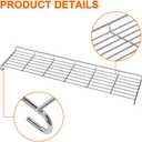 Warming Rack for Weber Genesis II 400 Gas Grills Genesis II E-410/435, Genesis II S-410/435, Genesis II SE-410, Stainless Steel 32.6 Inch Upper Rack Replacement for Weber 66045 Grill Warming Rack