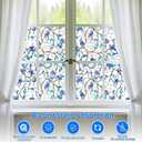 4 x SOMWISE Frosted Glass Window Film, Heat Insulation, UV Block, Anti-Glare, One Way Privacy Tint, Static Cling for Home Bathroom Door, Renter Friendly, Day & Night Privacy