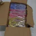 24 Packs LED Glasses for kids Glow in the dark Party Supplies Favor,6 LED 6 Shapes Glasses Flashing Plastic Light up Glass Toys Bulk 3 Replaceable Battery fit Halloween Christmas Thanksgiving