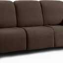 ULTICOR Jacquard 8-Pieces Recliner Sofa Covers Stretch Reclining Couch Covers for 3 Cushion Reclining Sofa Slipcovers Thick Soft Washable (Style 3) (Chocolate)