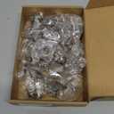 Home Expert 25 Pack Brushed Nickel Kitchen Cabinet Knobs - Silver Knobs for Cabinets, Drawers, Dressers & Closet Doors