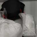 Hillban 7 Pcs Christmas Snowman Costume Kit Women Winter Snowman Costume with Cape Scarf Hat Gloves Carrot Nose Pantyhose (X-Large)