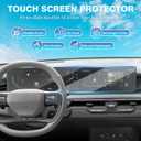 Karltys [Upgrade Kia EV9 2024~2026 Screen Protector Accessories 12.3-Inch for Touchscreen & Instrument Cluster Screen, Nano Soft Protective Film Screen Protector for EV9
