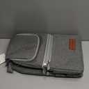 Momcozy Insulated Baby Bottle Bag, Multi-Function Breastmilk Cooler Bag, Fit as Wine Carrier or for Milk Bottles Like Dr. Brown, Comotomo, Philips, Nuk, Lansinoh, etc. (Grey)