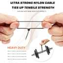 Cable Zip Ties,400 Pack Black Assorted Sizes 12+8+6+4 Inch,Multi-Purpose Self-Locking Nylon Cable Cord Management ,Plastic Wire Ties for Home,Office,Garden,Workshop. By HAVE ME TD