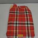 Kuoser Waterproof Dog Coat, Reversible Dog Jacket for Small Dogs, Adjustable Durable Doggie Winter Coat Warm Cozy Puppy Cold Weather Apparel from Small to Large Breed, Bright Red S