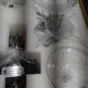 52" Ceiling Fan, Tropical Ceiling Fans with APP and Remote Control, Indoor Palm Leaf Ceiling Fans Without Lights for Living Room Bedroom Patios (Rustic White Gold)