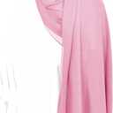 Premium Chiffon Hijab Head Scarf Shawl Wrap for Muslim Women Lightweight (Pink)