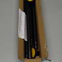 Black Shower Curtain Rod 31 to 80 Inch,1 Inch Diameter Adjustable Spring Tension Stainless Steel Telescoping Rod,Easy Install,No Rust