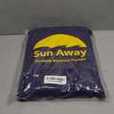 SUN AWAY Portable Blackout Curtain with Suction Cups - Premium Easy Install Shade No Tools Required - Temporary Blinds, Perfect for Baby Nursery or Dorm Room - with Travel Bag (66 Long x 51 Wide)