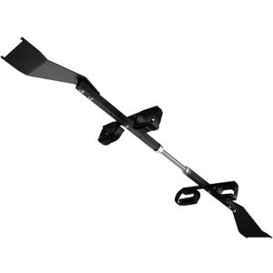 48"-54" Center‑Lok Overhead Gun Rack for 4‑Door Pickup Trucks, No‑Drill Dual Rifle Holder, Heavy‑Duty Overhead Truck Gun Mount for Hunting & Outdoor Use