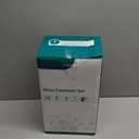 HOMBERKING 10 Pack Borosilicate Glass Meal Prep Containers with Locking Lids, Glass Food Storage Containers Set, Airtight Lunch Bento Boxes, BPA-Free & Leak Proof, 36oz & 14oz, Freezer, Oven Safe (Black)