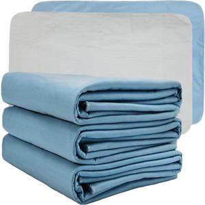 XL Washable Reusable Underpads 36"x54" Waterproof Absorbent Incontinence Bed Pad [3 Pack] Large Underpad with Heavy 4-Layer Protection for Beds Sofa and Mattress - Pads for Adults Seniors Kids & Pets