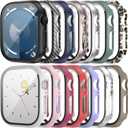 14 Pack Case with Tempered Glass Screen Protector for Apple Watch Series 10 46mm, Full Coverage Hard PC Protective Cover HD Ultra-Thin Guard Bumper For iWatch 10 46mm Accessories