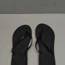 MORMIRAC Womens Slim Leather Comfortable Flip Flops Summer Beach Thong Sandals Arch Support Non Slip, Size 10