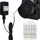 Replacement Inflatable Fan Replacement, 1.5A Adapter for Christmas HalloweenYard Inflatables Blow Up Outdoor Inflatable Holiday Easter 1A Fan Blower 1.5A Adapter