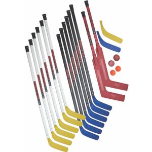 Champion Sports Rhino Stick Hockey Set Durable ABS Sticks, Non-Marring Blades, Multiple Sizes Complete Sets