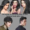 2 x HaiolorPro Black Hair Color Wax Washable, Temporary Hair Color Dye for Kids, Natural Instant Color Wax Hairstyle Cream Hair Pomades for Women & Men Party Cosplay Halloween, Gifts for Teens