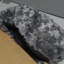 KSIIA Washable Dog Bed Deluxe Plush Dog Crate Beds Comfy Kennel Pad Anti-Slip Pet Sleeping Mat for Large, Jumbo, Medium, Small Dogs Breeds, 29" x 21", Dark Grey