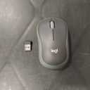 Logitech M185 Wireless Mouse, 2.4GHz with USB Mini Receiver, 12-Month Battery Life, 1000 DPI Optical Tracking, Ambidextrous PC/Mac/Laptop - Swift Grey