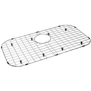 Serene Valley Sink Protector Grid 26-1/16" x 14-1/16", Rear Drain with Corner Radius 3-1/2", 304 Stainless Steel Material NLW2614R