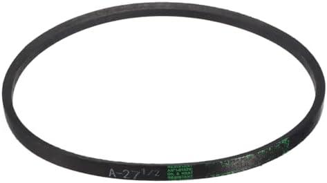 uxcell A27 1/2 Classic Wrapped V-Belt, 30" Outside Circumference, Black, Industrial Rubber V-Belt for Pumps, Fans, Compressors, Agricultural Equipment