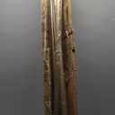 Antique Gold Double Curtain Rods, Room Darkening, 84-120" Wrap Around, Heavy Duty Dual Blackout Curtain Rods