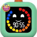 Digital Visual Timer for Kids - Rechargeable 99 Min Timer - Focus & Smoother Routines - Visual Timer for Classroom, ADHD Autism Toddler Support - Daily Use at Home, Therapy or School (Green)