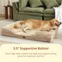 EGOHOME Orthopedic Large Dog Bed, Waterproof Washable L Pet Bed 41"