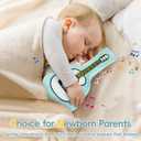 Baby Crib Vibrating Soother, 3 Vibration Modes 5 Soothing Sounds for Colic Calm, Bassinet Vibrating Soother, Newborn Essential, Baby Shower & Registry Gift