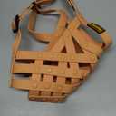 Mayerzon Pitbull Muzzle for Medium Sized Dogs to Prevent Biting Scavenging, Basket Muzzle for Rottweiler Staffordshire Terrier in Grooming Training, Allow to Pant Drink, Lightweight and Sturdy (M [Snout Cir: 9.75"-11"])