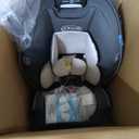 Graco Slimfit 3-in-1 Convertible Car Seat, Slim Car Seat with Space-Saving Design, Highback Booster Seat with 10-Position Headrest, Rear Facing and Forward Facing Carseat, Darcie, EXP: 7/22/2035