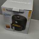 Toastmaster 2.6 Quart Air Fryer - Instant Air Fryer with 2.46 Liter Capacity - Kitchen Appliance for Healthy Cooking - Compact Appliance with Slide-Out Basket - Oil-Free Kitchen Gadget