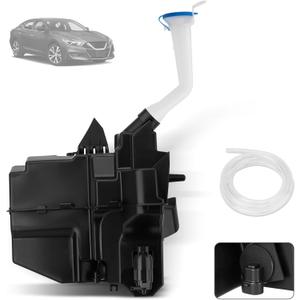 28910-9HM0A Windshield Fluid Reservoir wiht Sensor, Compatible with Nissan Maxima 2016-2018, Altima 2013-2018, Washer Tank Replaces# 28915-3TA0B