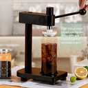 Manual Can Sealer Machine for Aluminum & Plastic Cans, Adjustable Height Cup Sealers for Homebrew, Craft Beer, Kombucha,Juice, Coffee Drinks