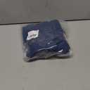 Soojun Mens Casual Loose Fit Elastic Waist Jeans Denim Pants (38W x 30L, Indigo)