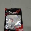 INJORA 25T Servo Horn Upgrade Accessories for 1/18 TRX4M Stock Servo(Black & Red)