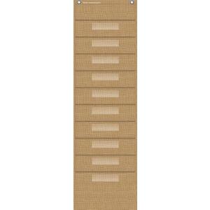Teacher Created Resources Burlap 10 Pocket File Storage Pocket Chart (14" x 58") - 20840 Teacher Created Resources Burlap 10 Pocket File Storage Pocket Chart (14" x 58") - 20840