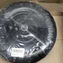 Upgraded 16" Flat Free Wheelbarrow Wheels and Tires, 4.80/4.00-8 Solid Tires with 5/8" & 3/4" Bearings,14"-16" Universal Fit Wheelbarrow Wheels for Wheelbarrows/Garden Trailer
