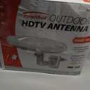 1byone Outdoor TV Antenna 360 Omni-Directional Reception Long 100+ Miles Range Enhance VHF&UHF 4K Ready HDTV Antenna with Added Stability for Outdoor/Attic/RV Use - 39ft RG6 Coax Cable